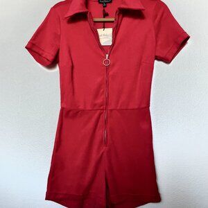 Adorable Red Terry Cloth Romper – 60s& 70s Inspired - NWT